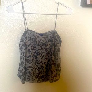 Aeropostale Animal Print Cami cropped top